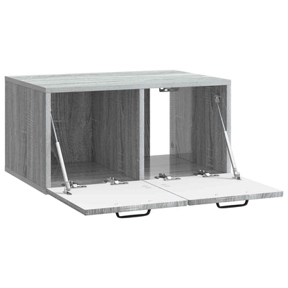 Wandbeugel TV-kast Grijs sonoma 59,5 x 41 x 30 cm Bewerkt hout