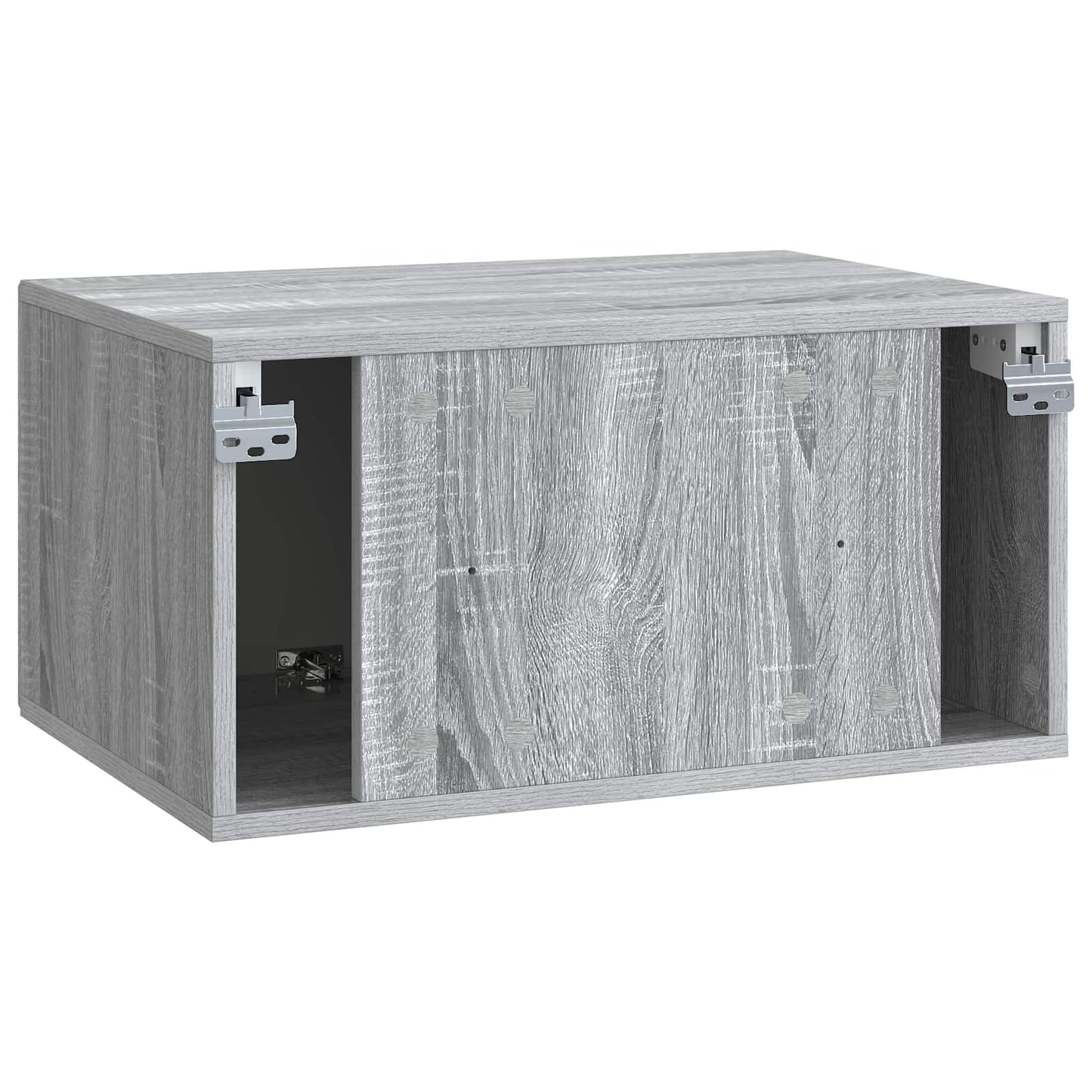 Wandbeugel TV-kast Grijs sonoma 59,5 x 41 x 30 cm Bewerkt hout
