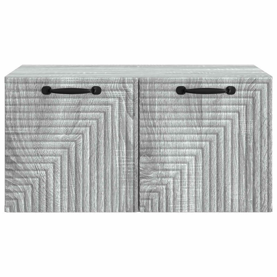 Wandbeugel TV-kast Grijs sonoma 59,5 x 41 x 30 cm Bewerkt hout