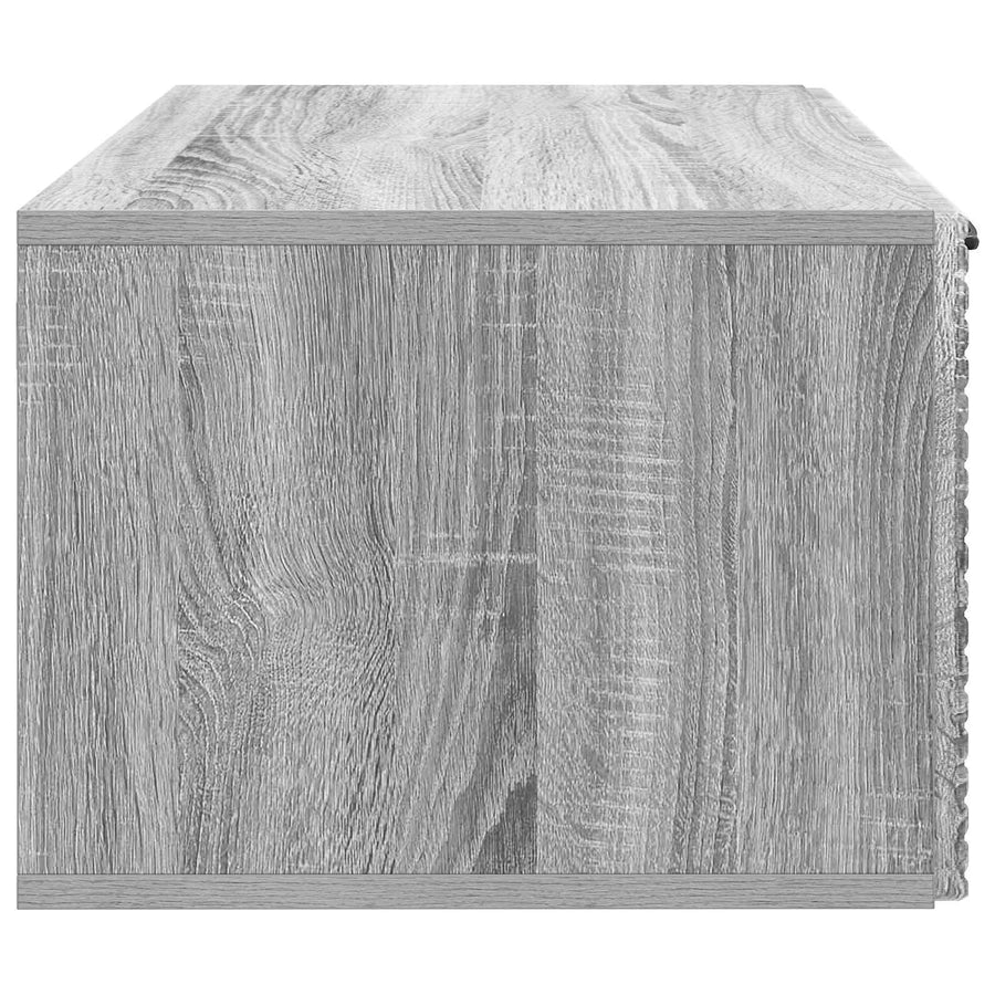 Wandbeugel TV-kast Grijs sonoma 59,5 x 41 x 30 cm Bewerkt hout