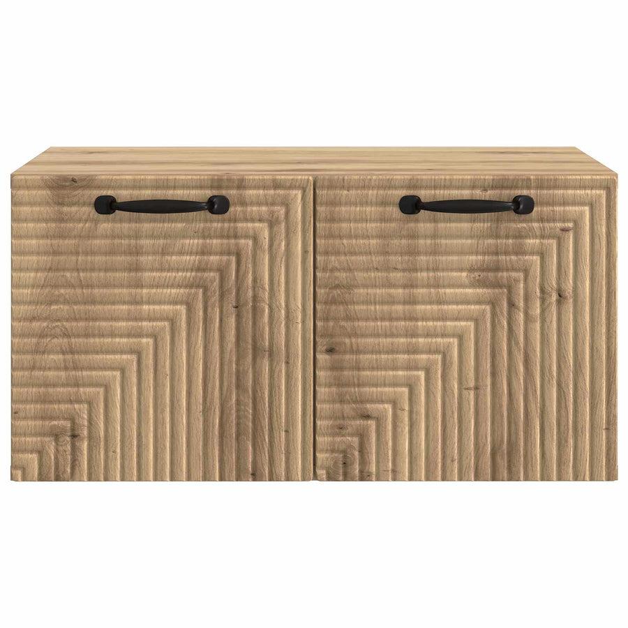 Wandbeugel TV-kast Artisanaal eiken 59,5 x 41 x 30 cm