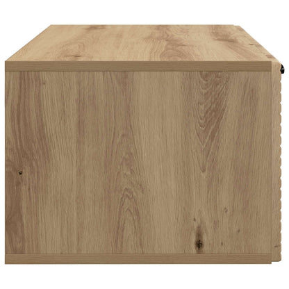 Wandbeugel TV-kast Artisanaal eiken 59,5 x 41 x 30 cm