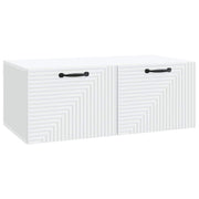 Tv-kast 78.5x41x30 cm bewerkt hout wit