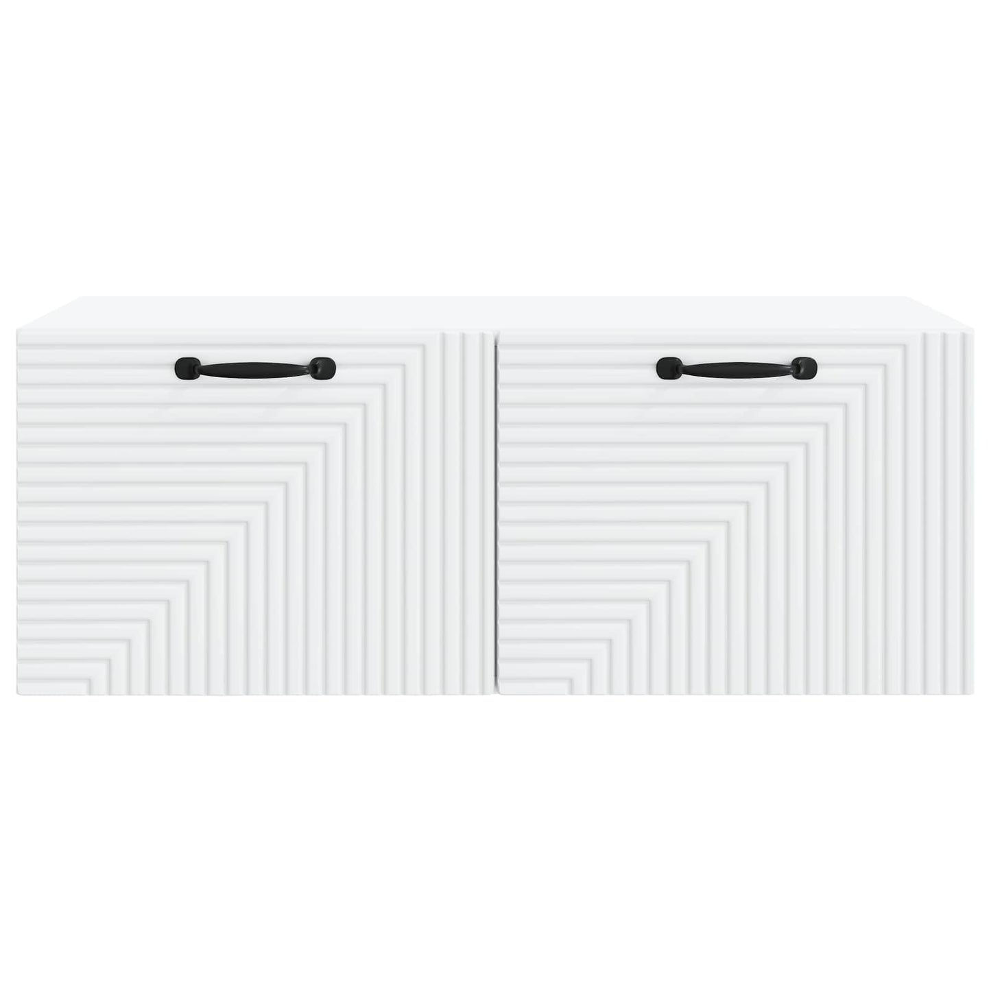 Wandbeugel TV-kast Wit 78,5 x 41 x 30 cm Bewerkt hout