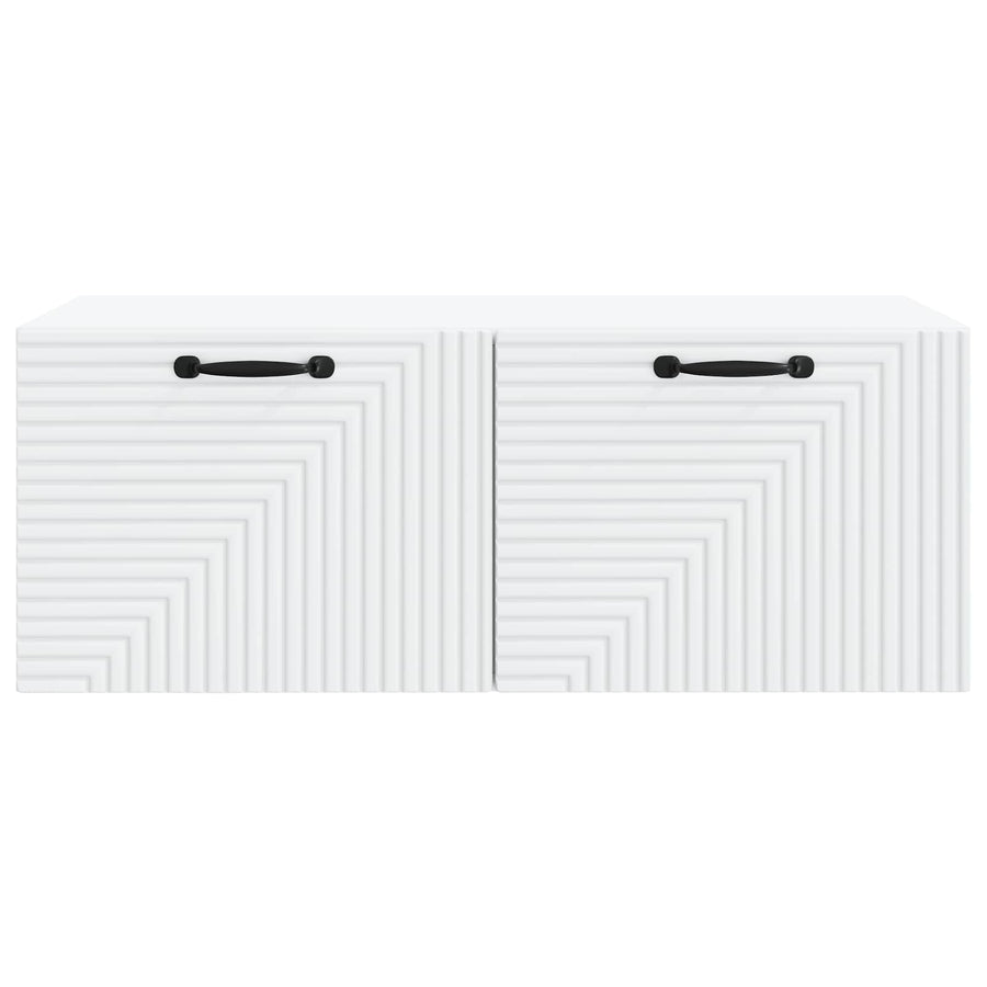 Wandbeugel TV-kast Wit 78,5 x 41 x 30 cm Bewerkt hout