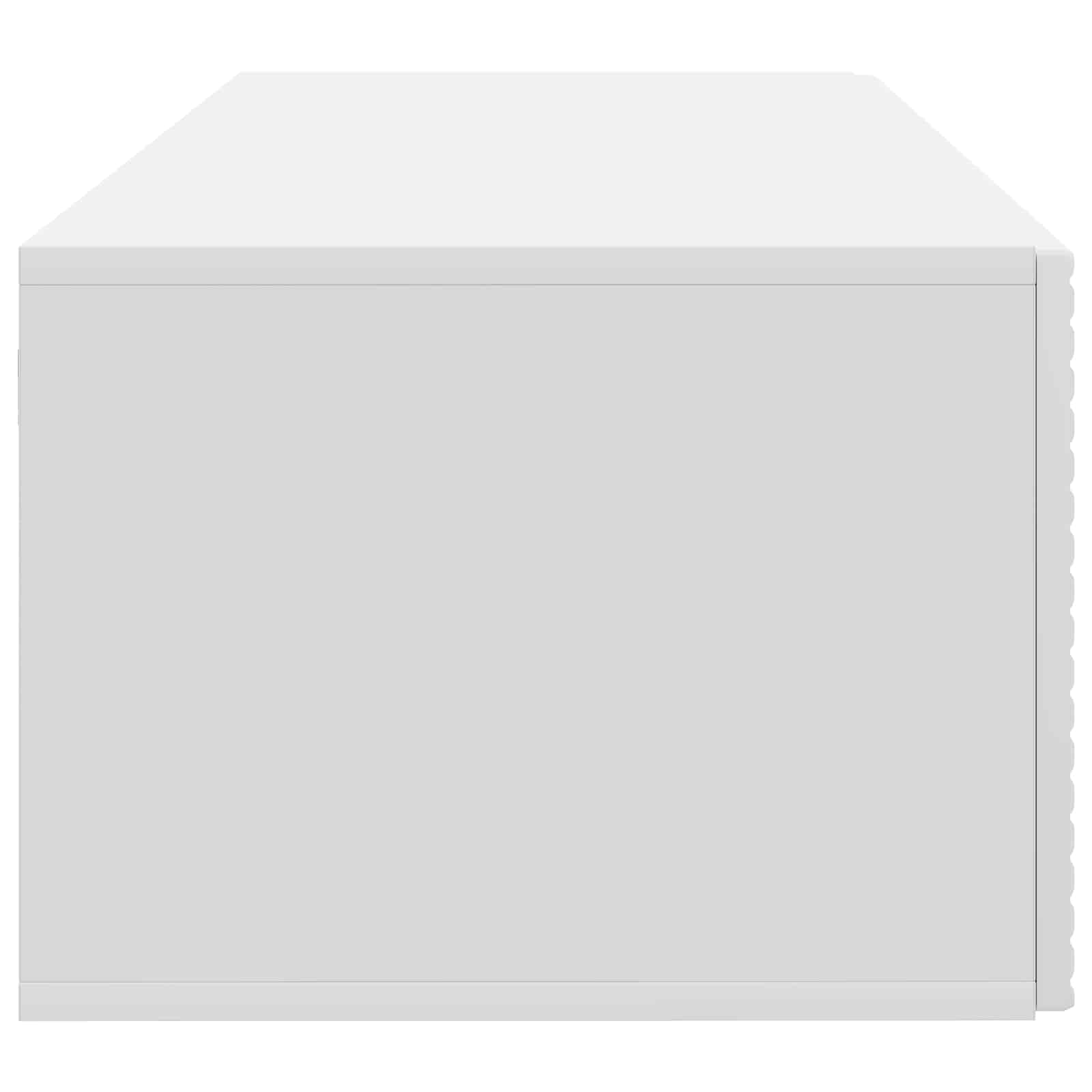 Wandbeugel TV-kast Wit 78,5 x 41 x 30 cm Bewerkt hout