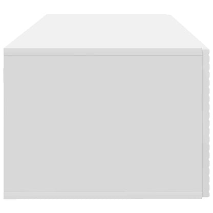 Wandbeugel TV-kast Wit 78,5 x 41 x 30 cm Bewerkt hout