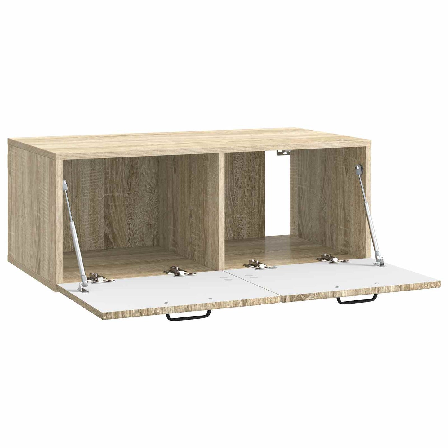 Wandbeugel TV-kast Sonoma Eiken 78,5 x 41 x 30 cm Bewerkt hout