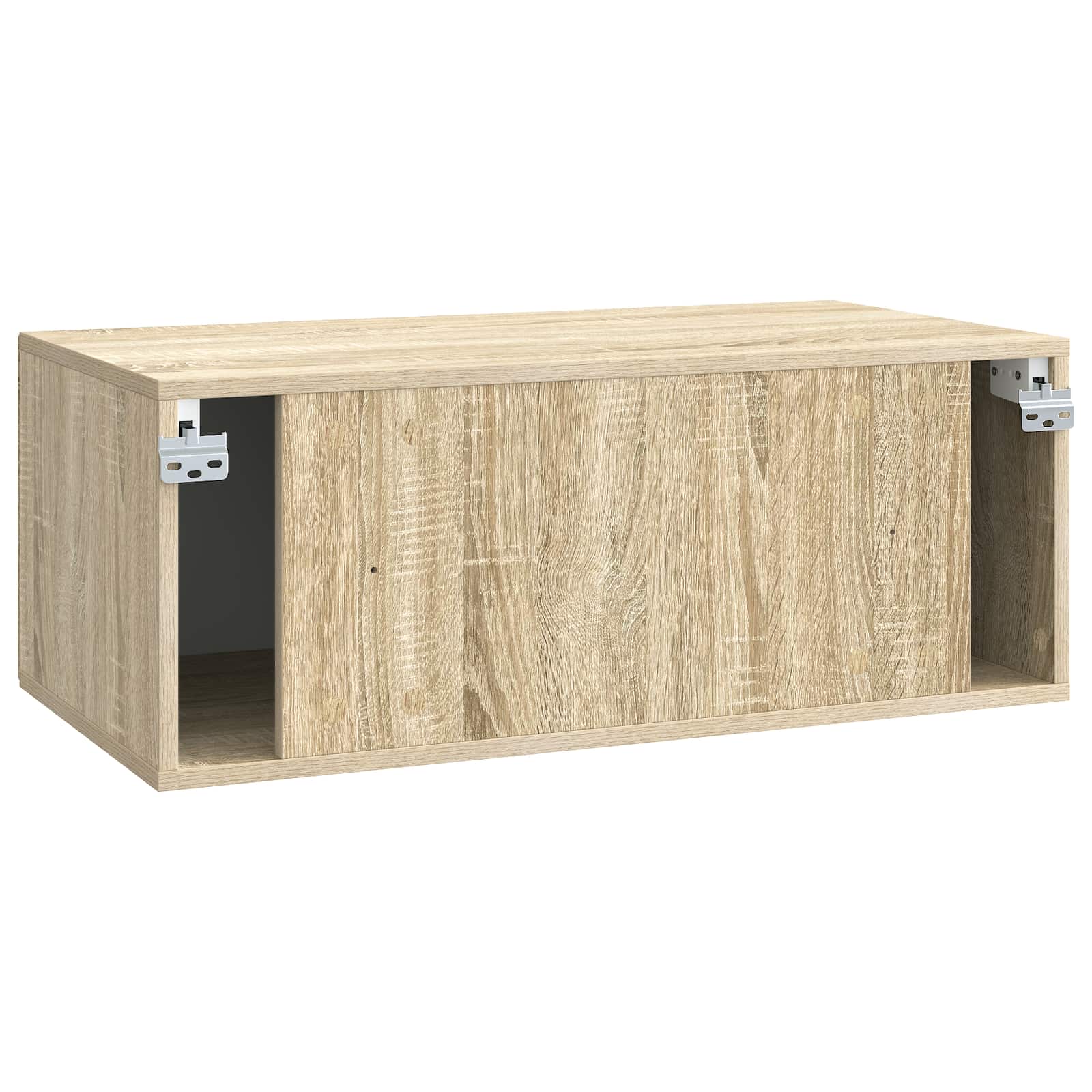 Wandbeugel TV-kast Sonoma Eiken 78,5 x 41 x 30 cm Bewerkt hout