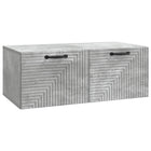 Wandkast TV 78,5x41x30 cm betongrijs bewerkt hout