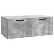 Wandkast TV 78,5x41x30 cm betongrijs bewerkt hout