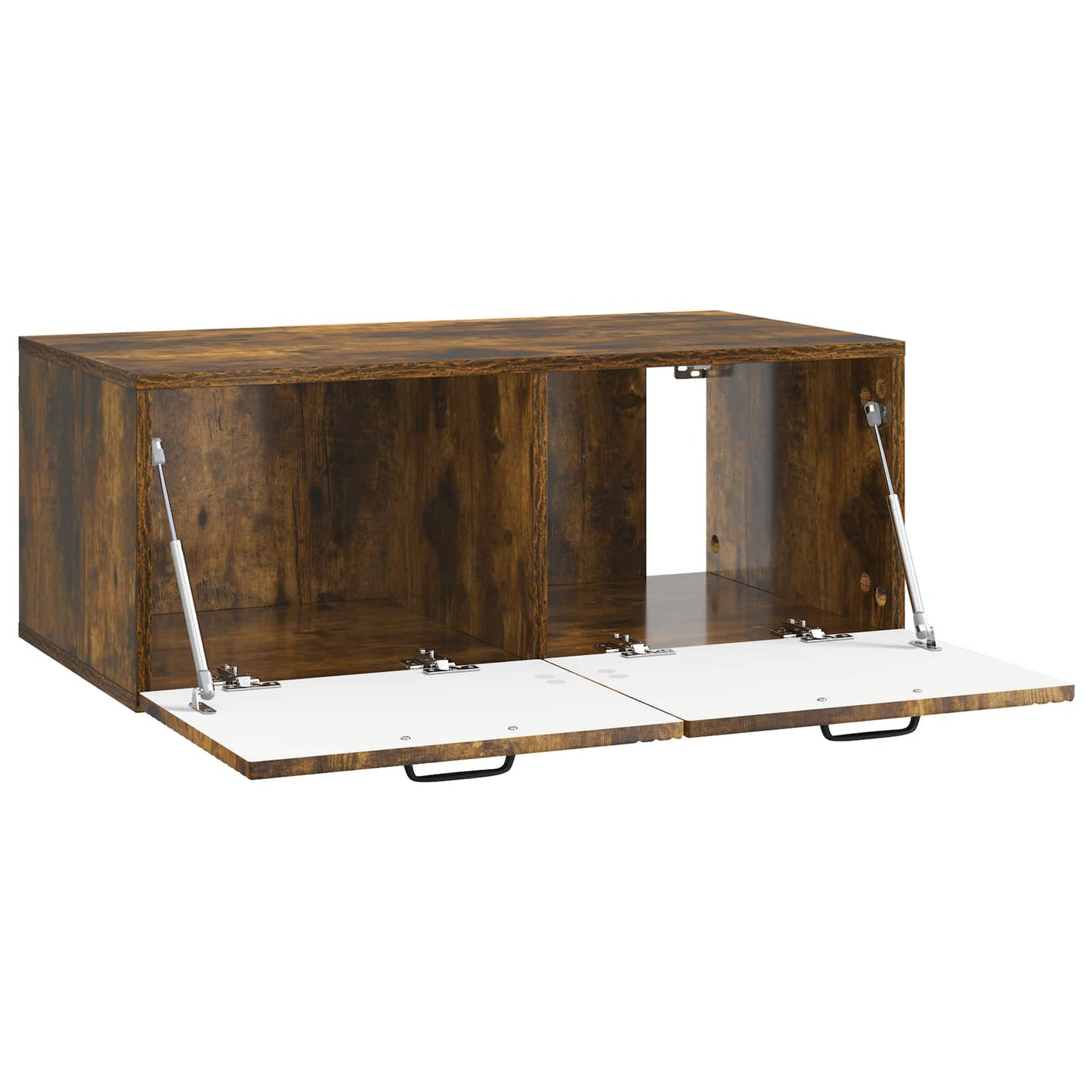 Wandbeugel TV-kast Gerookt eiken 78,5 x 41 x 30 cm Bewerkt hout