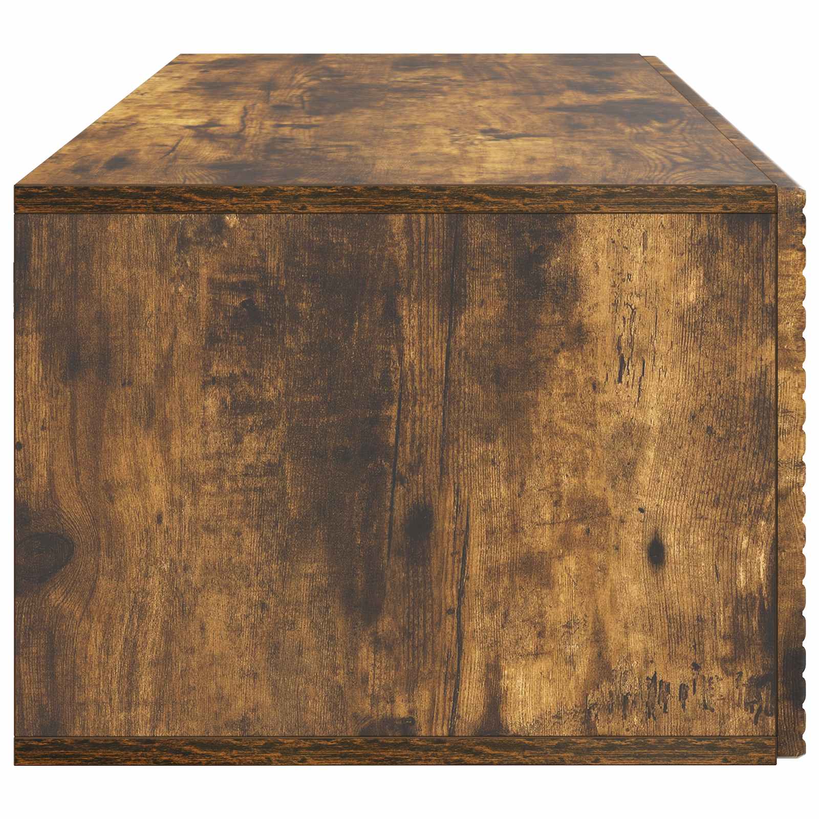 Wandbeugel TV-kast Gerookt eiken 78,5 x 41 x 30 cm Bewerkt hout