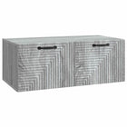 Tv-meubel 78,5x41x30 cm bewerkt hout grijs sonoma