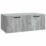 Tv-meubel 78,5x41x30 cm bewerkt hout grijs sonoma