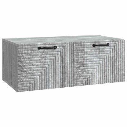 Wandbeugel TV-kast Grijs sonoma 78,5 x 41 x 30 cm Bewerkt hout