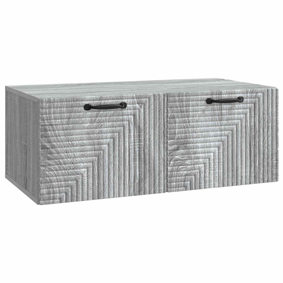 Wandbeugel TV-kast Grijs sonoma 78,5 x 41 x 30 cm Bewerkt hout