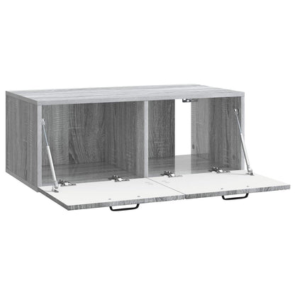 Wandbeugel TV-kast Grijs sonoma 78,5 x 41 x 30 cm Bewerkt hout