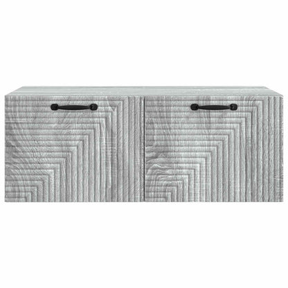 Wandbeugel TV-kast Grijs sonoma 78,5 x 41 x 30 cm Bewerkt hout