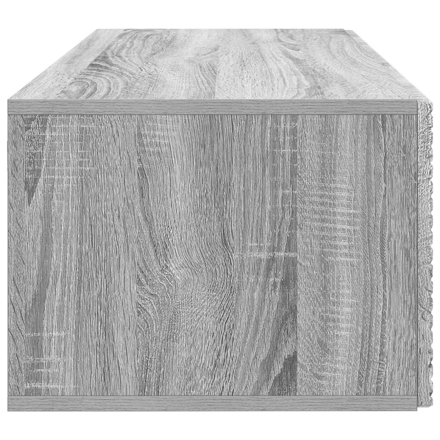 Wandbeugel TV-kast Grijs sonoma 78,5 x 41 x 30 cm Bewerkt hout