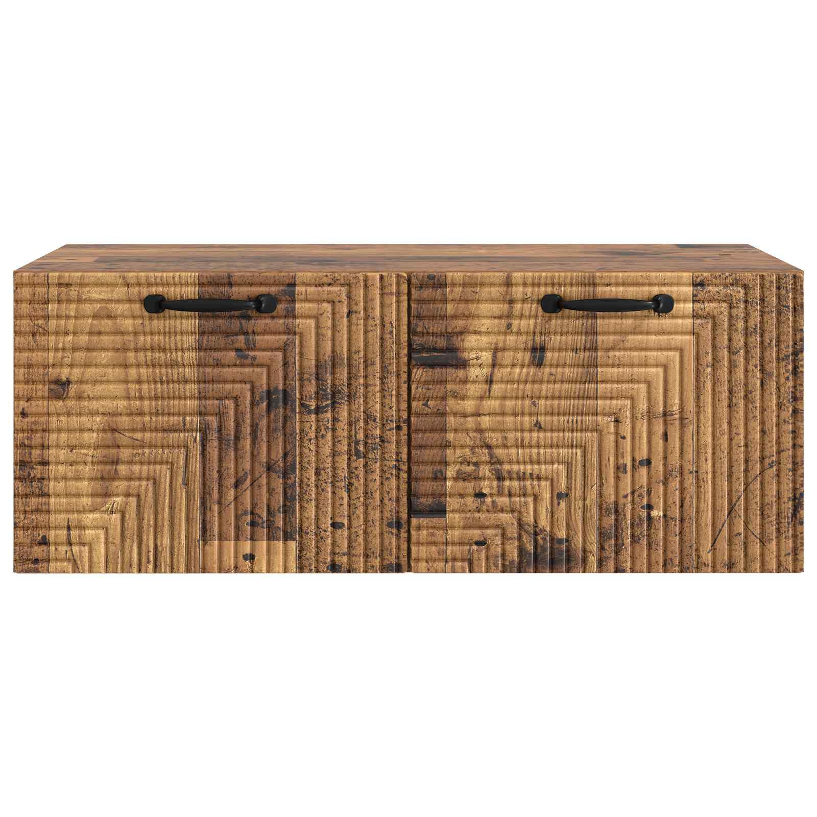 Wandbeugel TV-kast Oud hout 78,5 x 41 x 30 cm Bewerkt hout