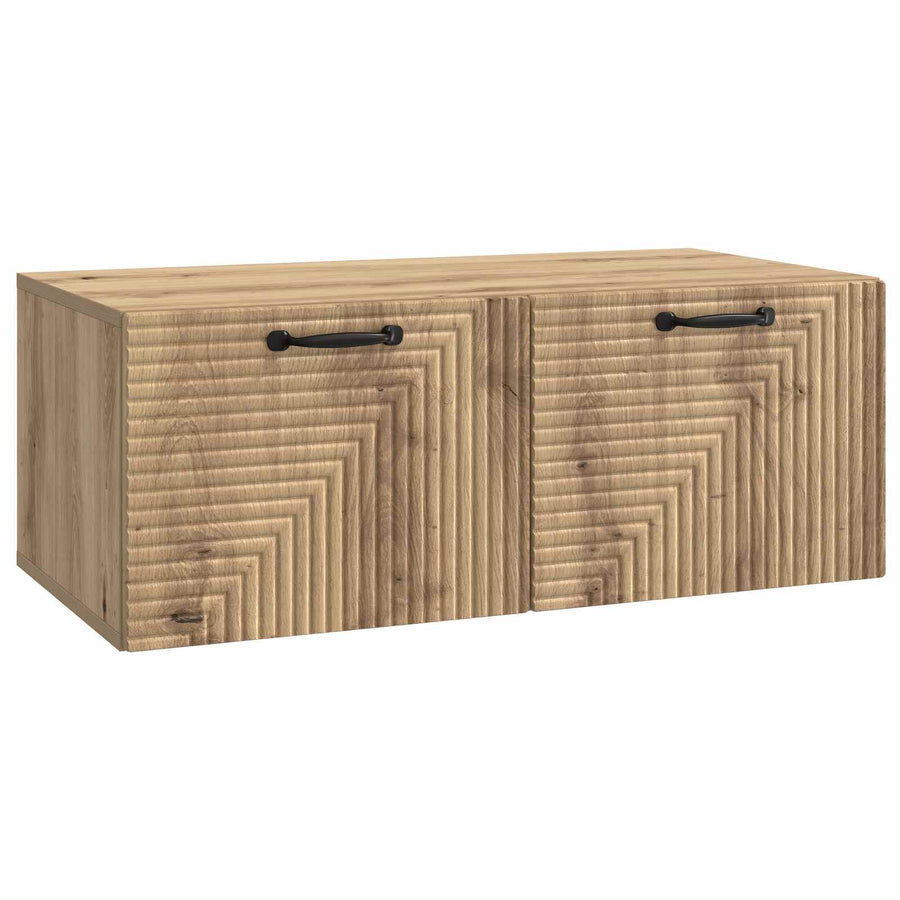 Wandbeugel TV-kast Artisanaal eiken 78,5 x 41 x 30 cm