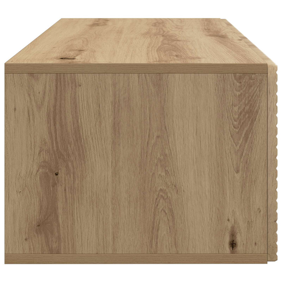 Wandbeugel TV-kast Artisanaal eiken 78,5 x 41 x 30 cm
