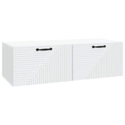 Tv-meubel 98x41x30 cm bewerkt hout wit