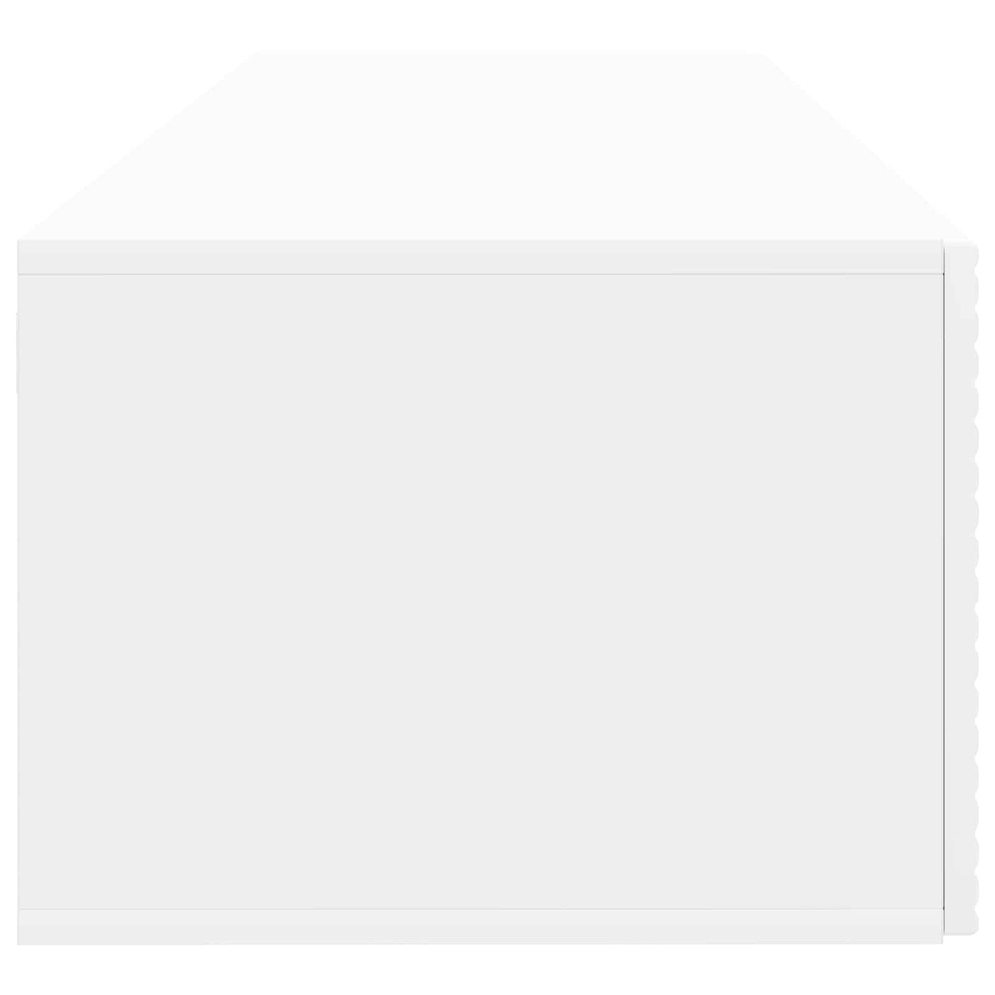 Wandbeugel TV-kast Wit 98 x 41 x 30 cm Bewerkt hout