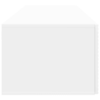 Wandbeugel TV-kast Wit 98 x 41 x 30 cm Bewerkt hout