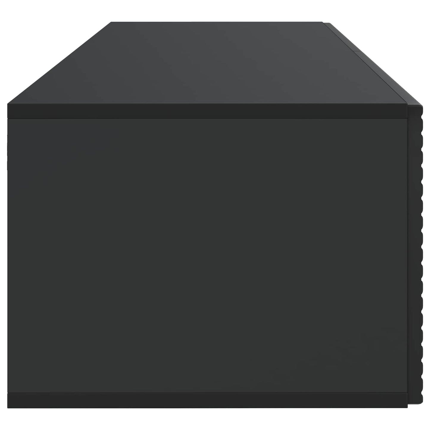 Wandbeugel TV-kast Zwart 98 x 41 x 30 cm Bewerkt hout