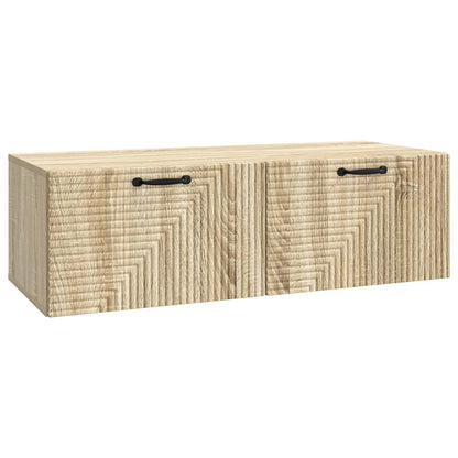Wandbeugel TV-kast Sonoma Eiken 98 x 41 x 30 cm Bewerkt hout