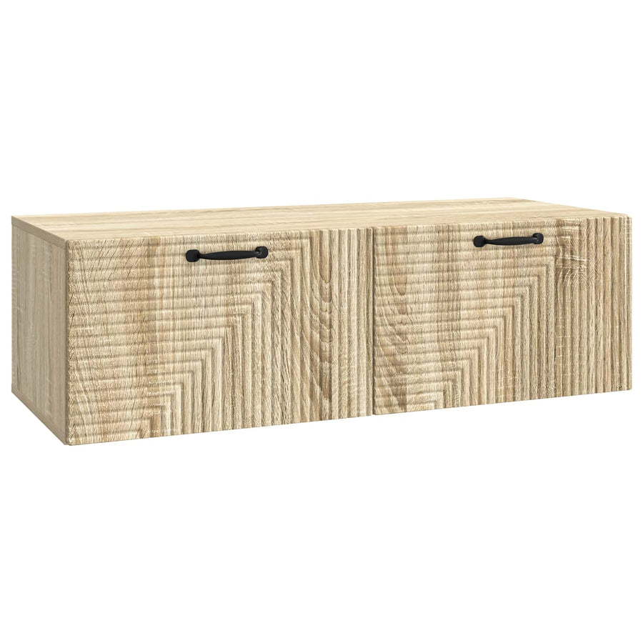 Wandbeugel TV-kast Sonoma Eiken 98 x 41 x 30 cm Bewerkt hout