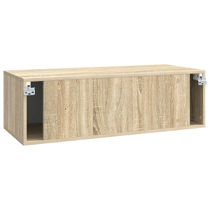 Wandbeugel TV-kast Sonoma Eiken 98 x 41 x 30 cm Bewerkt hout