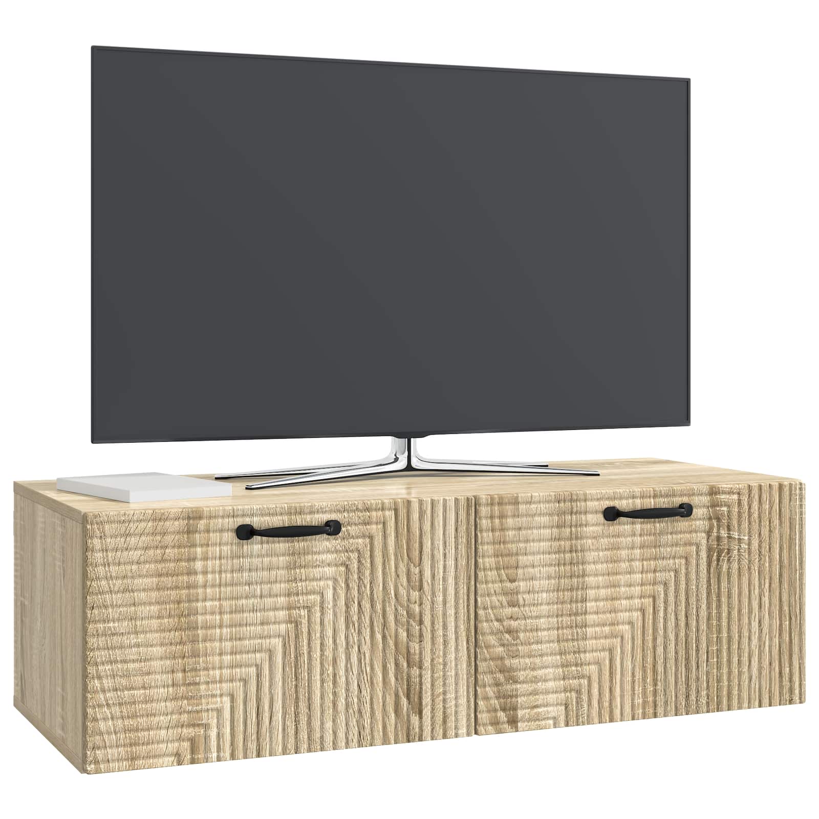 Wandbeugel TV-kast Sonoma Eiken 98 x 41 x 30 cm Bewerkt hout