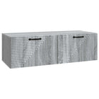 Tv-meubel 98x41x30 cm grijs sonoma bewerkt hout