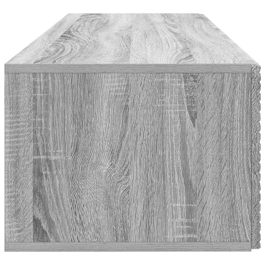 Wandbeugel TV-kast Grijs sonoma 98 x 41 x 30 cm Bewerkt hout