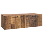 Wandkast tv-meubel 98x41x30 cm oud hout