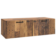 Wandkast tv-meubel 98x41x30 cm oud hout