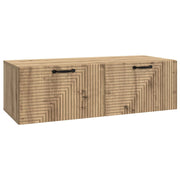 Tv-meubel 98x41x30 cm bewerkt hout artisanaal eiken