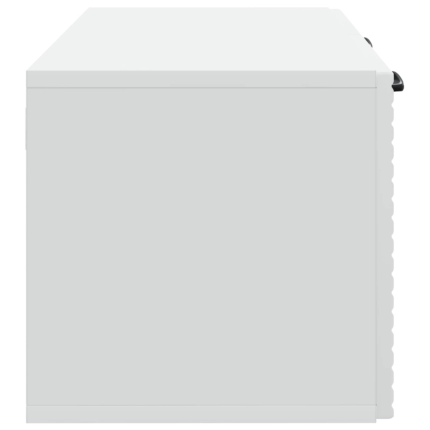 Wandbeugel TV-kast Wit 59,5 x 31 x 30 cm Bewerkt hout