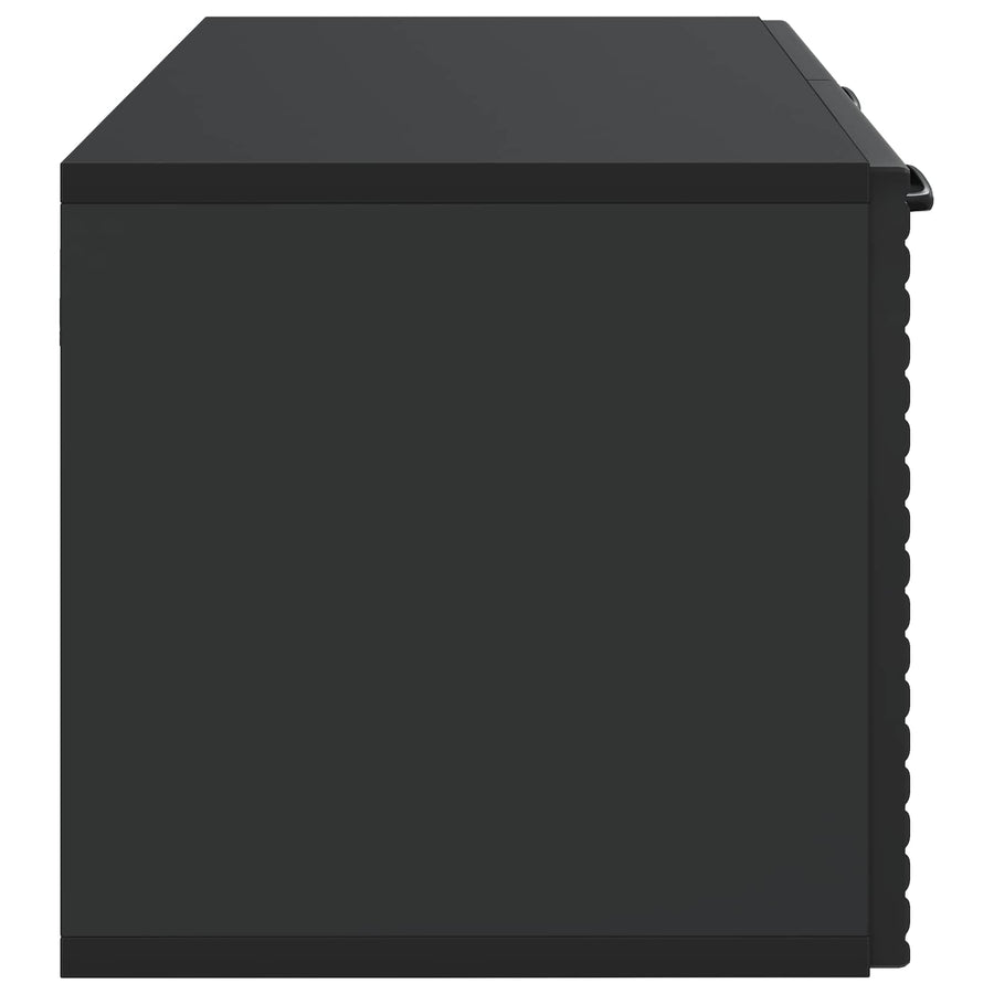 Wandbeugel TV-kast Zwart 59,5 x 31 x 30 cm Bewerkt hout