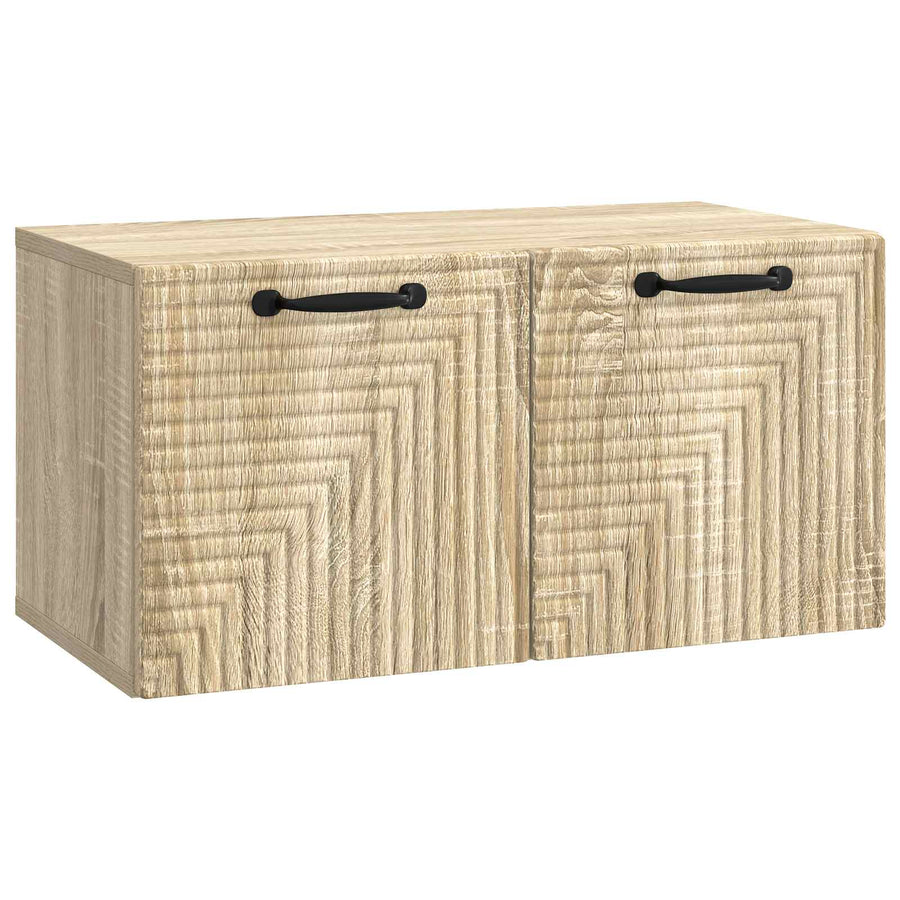 Wandbeugel TV-kast Sonoma Eiken 59,5 x 31 x 30 cm Bewerkt hout