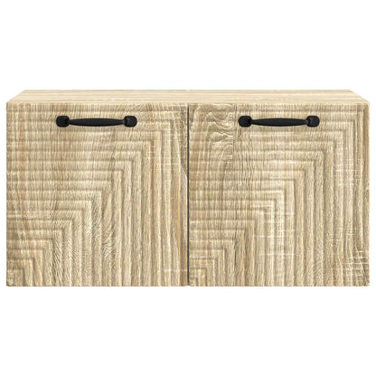 Wandbeugel TV-kast Sonoma Eiken 59,5 x 31 x 30 cm Bewerkt hout