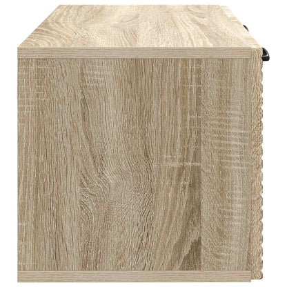 Wandbeugel TV-kast Sonoma Eiken 59,5 x 31 x 30 cm Bewerkt hout