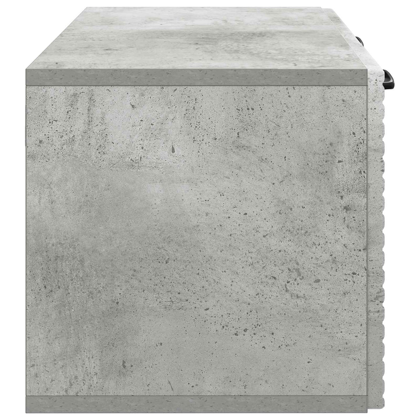 Wandbeugel TV-kast Betongrijs 59,5 x 31 x 30 cm Bewerkt hout
