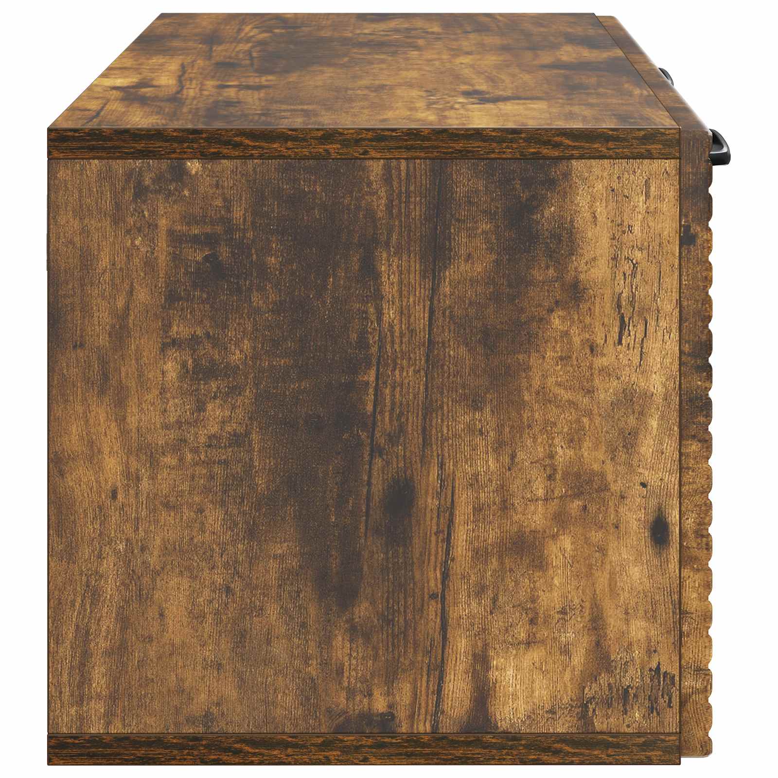 Wandbeugel TV-kast Gerookt eiken 59,5 x 31 x 30 cm Bewerkt hout