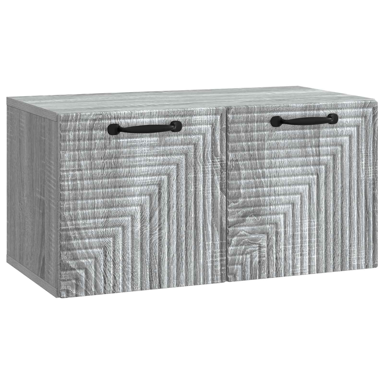 Wandbeugel TV-kast Grijs sonoma 59,5 x 31 x 30 cm Bewerkt hout