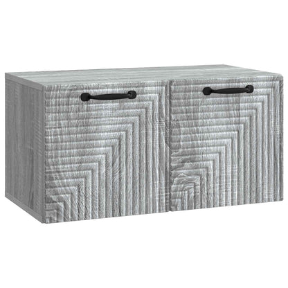Wandbeugel TV-kast Grijs sonoma 59,5 x 31 x 30 cm Bewerkt hout