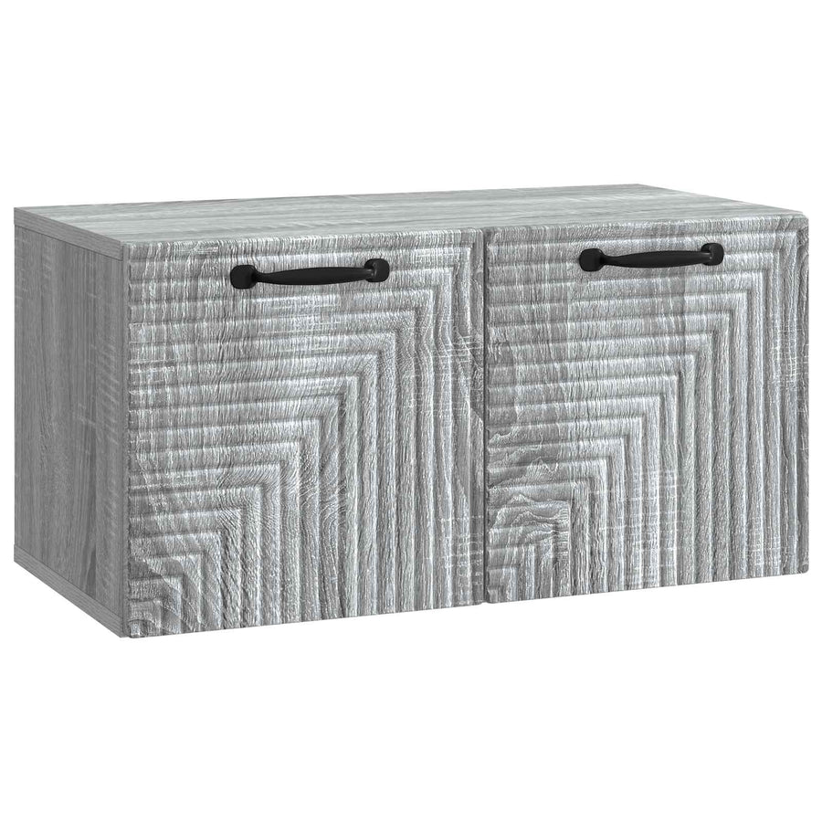 Wandbeugel TV-kast Grijs sonoma 59,5 x 31 x 30 cm Bewerkt hout